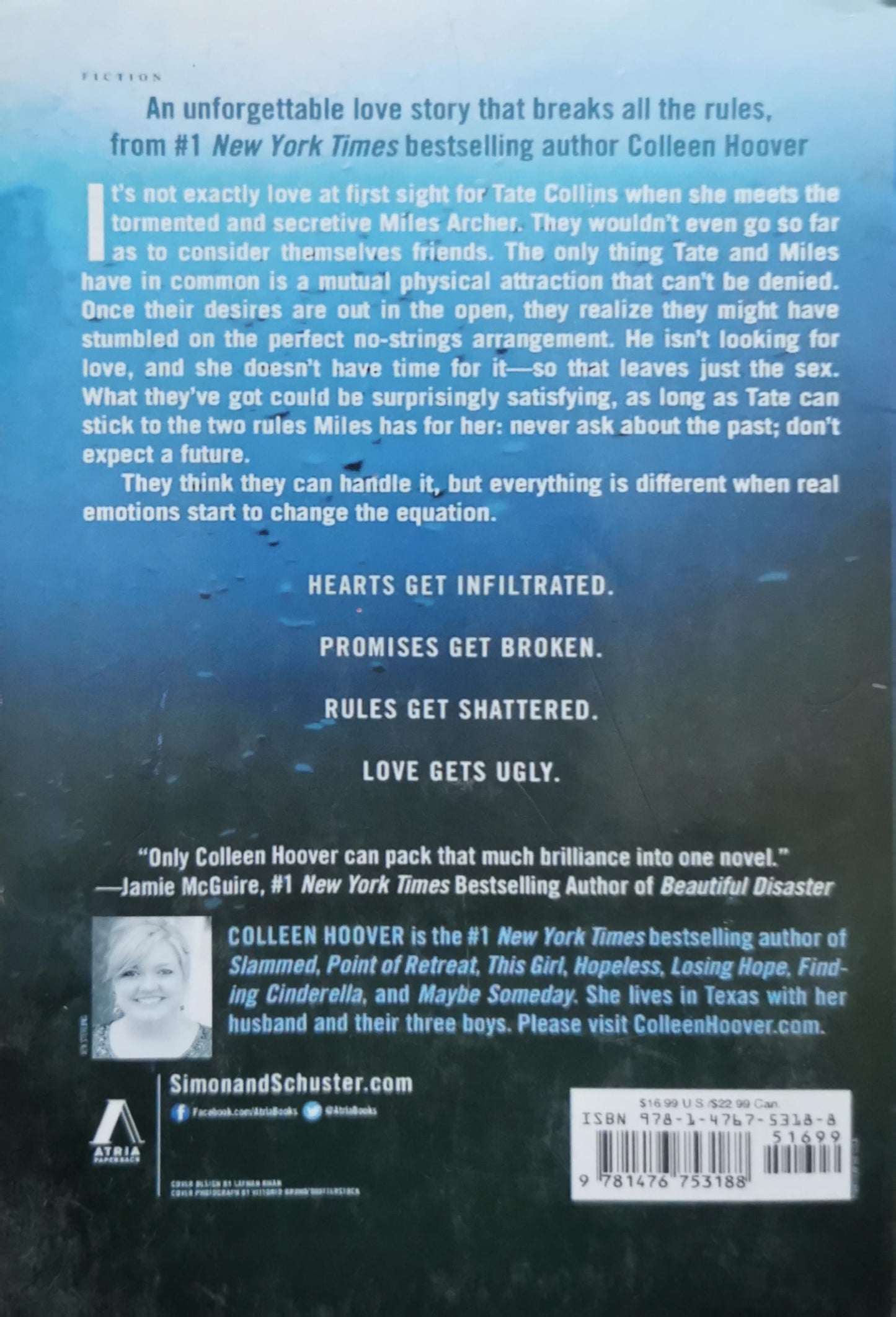 Ugly Love: a novel By Colleen Hoover