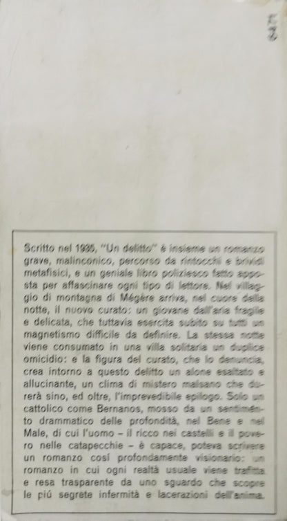 Un Delitto: romanzo di Georges Bernanos By Georges Bernanos
