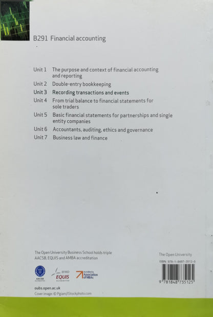Unit 3 Recording transactions and events By The Open University