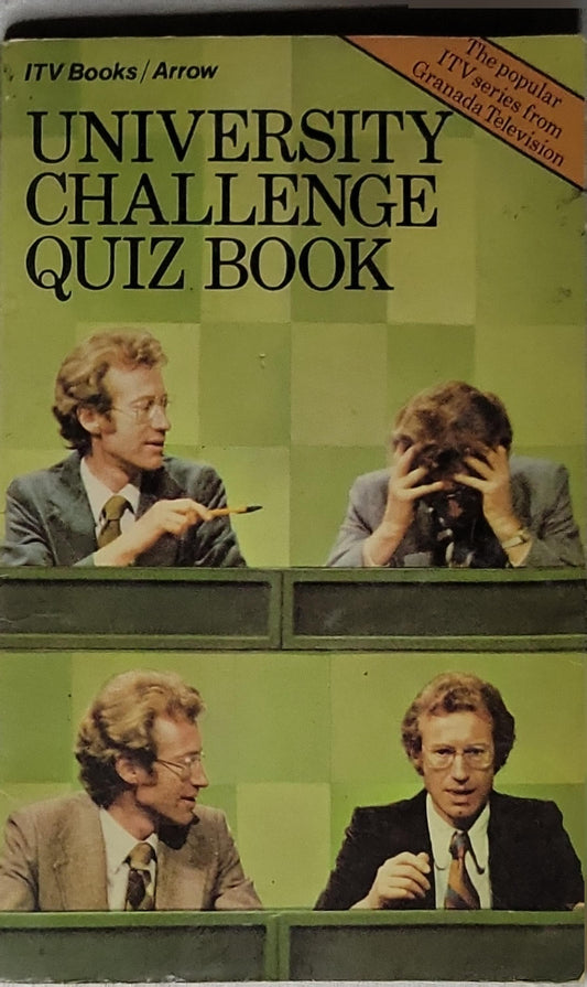 University Challenge Quiz Book By ITV Books and Arrow