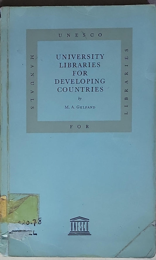 University Libraries for Developing Countries