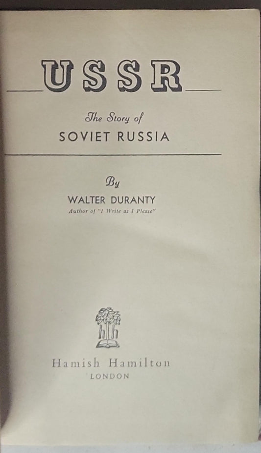 USSR: The Story of Soviet Russia