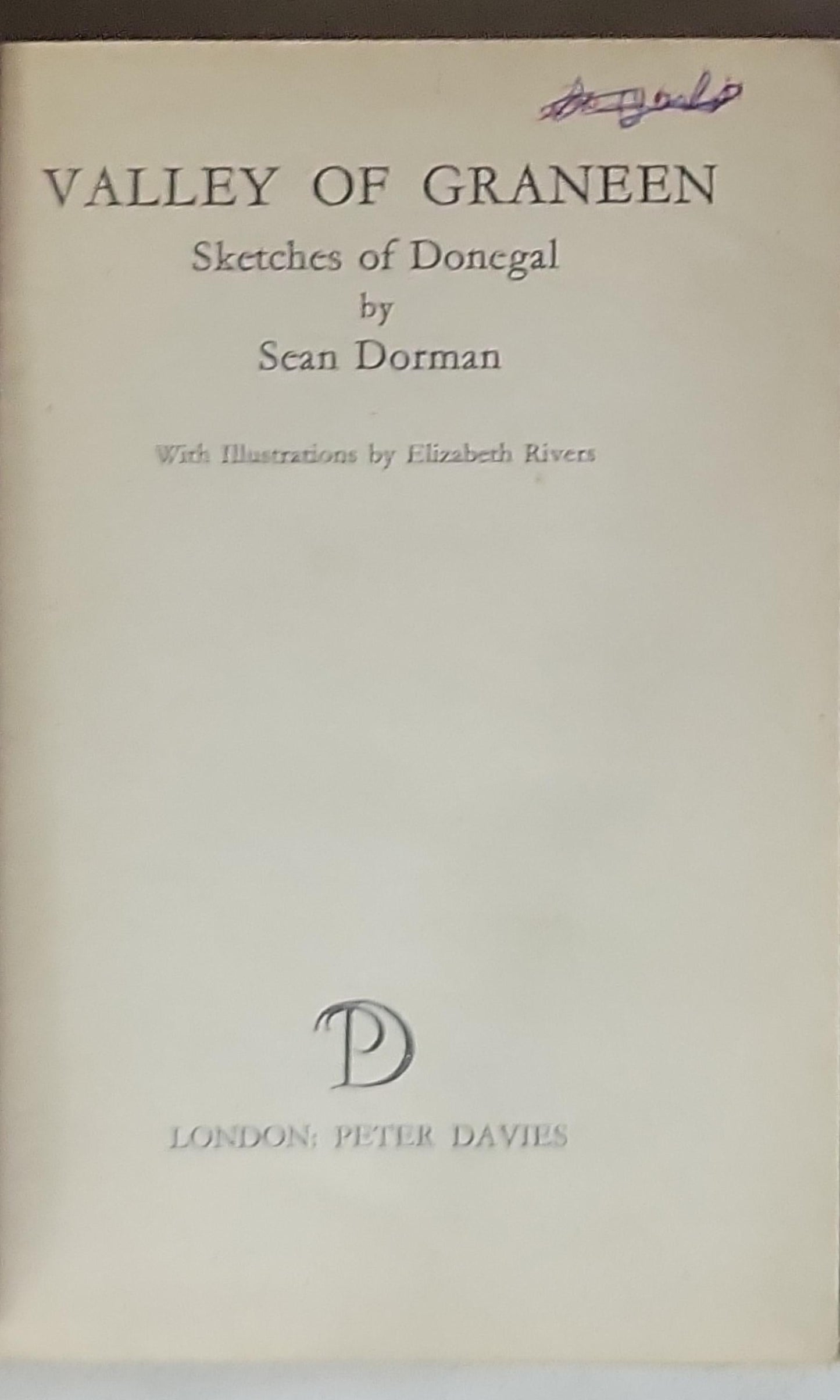 Valley of Graneen: Sketches of Donegal