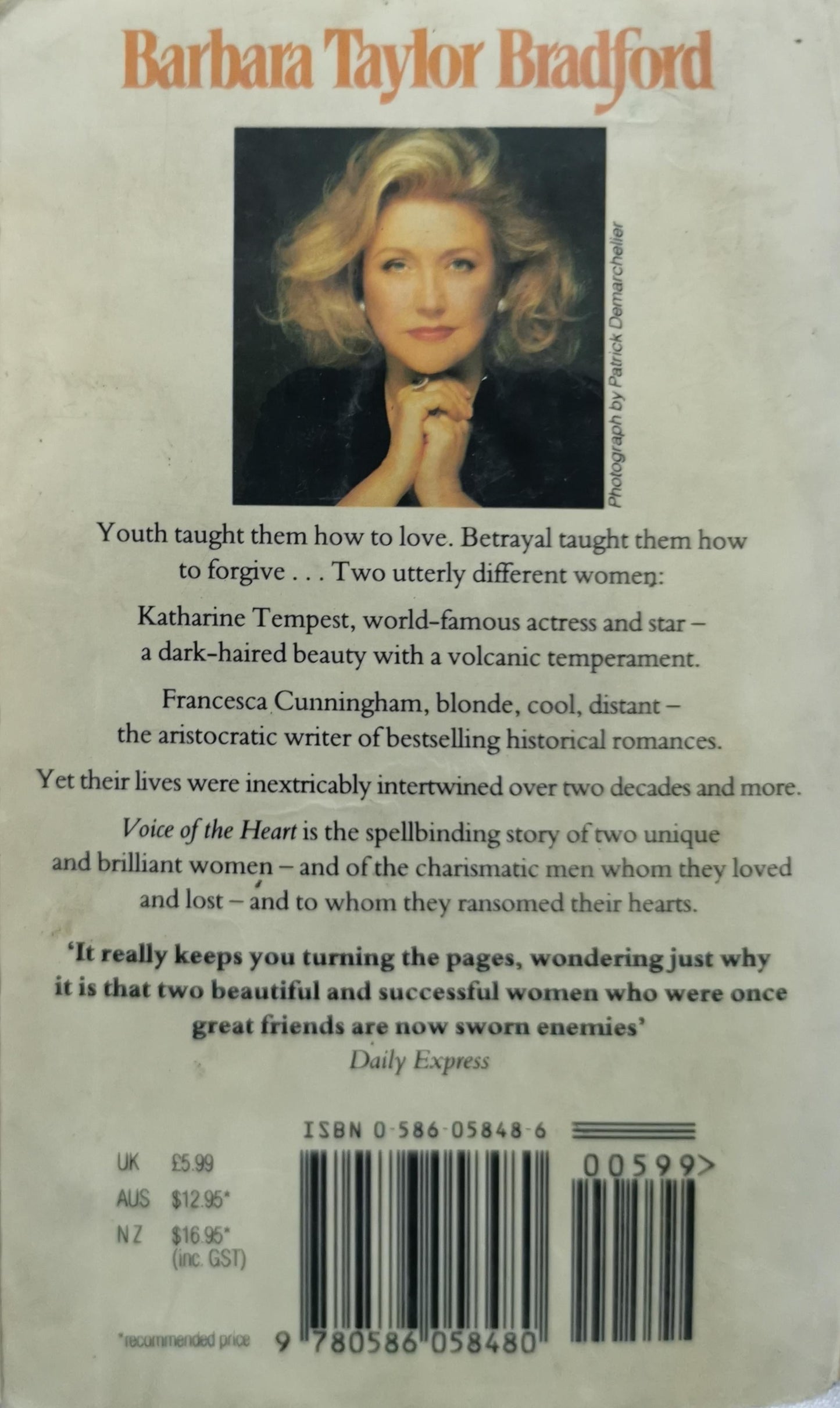 Voice of the Heart By Barbara Taylor Bradford
