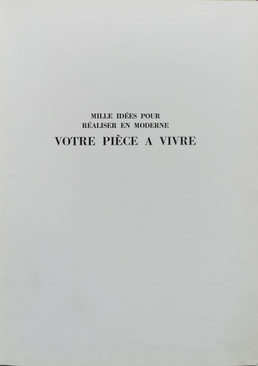 Votre pièce à vivre: Mille idées pour réaliser en moderne