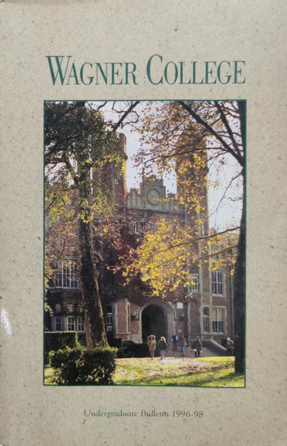Wagner College: Undergraduate Bulletin 1996-98
