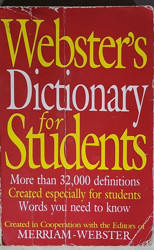 Webster's Dictionary for Students: More than 32,000 definitions