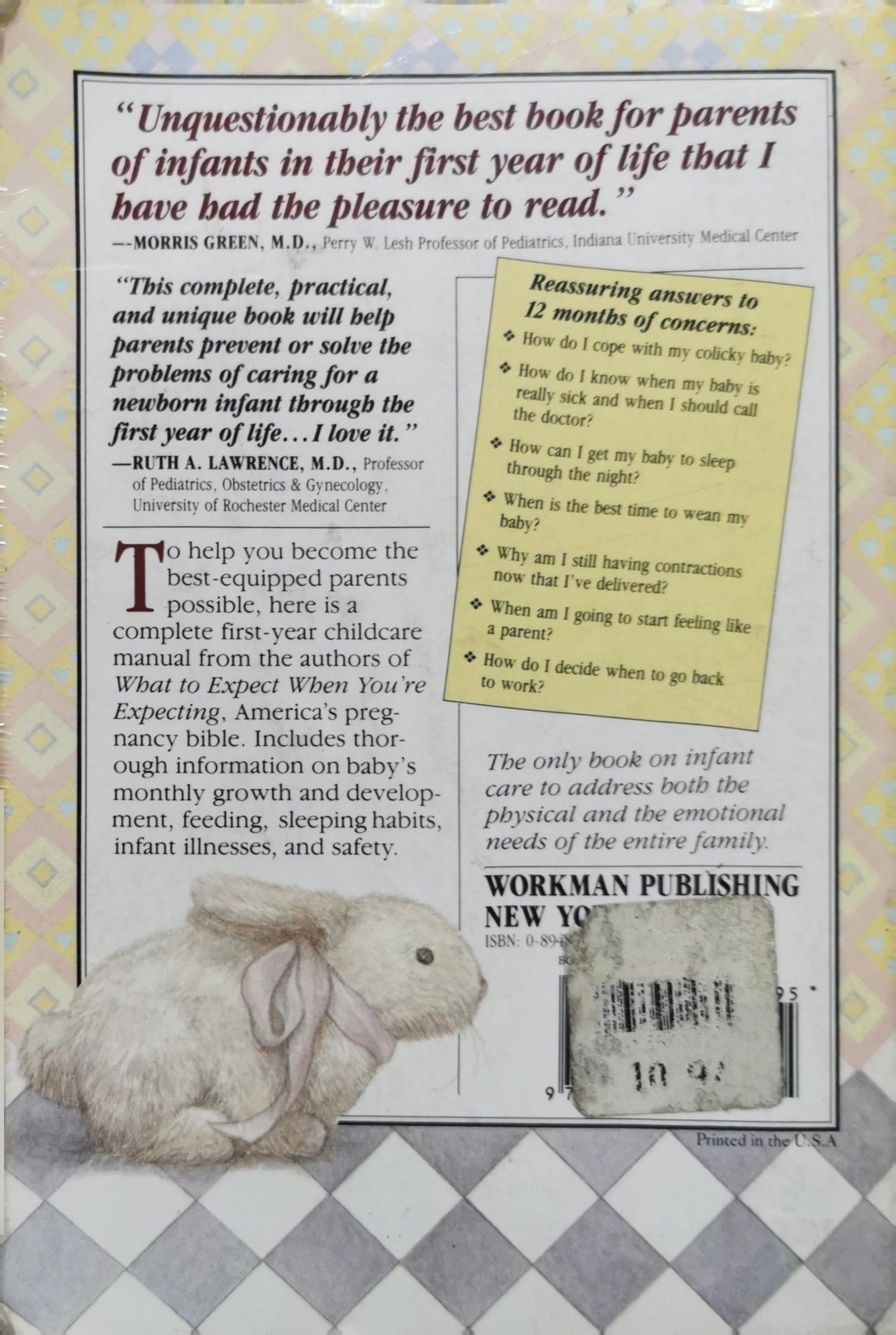 What to Expect the First Year By Arlene Eisenberg and Heidi E. Murkoff and Sandee E. Hathaway, B.S.N.