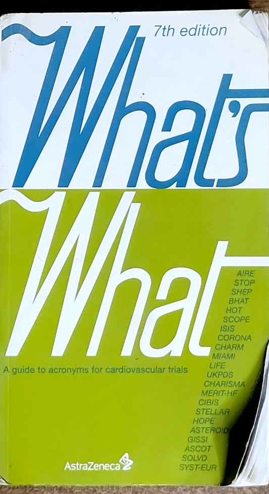 What’s What: A guide to acronyms for cardiovascular trials