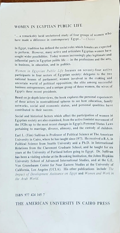 Women in Egyptian Public Life