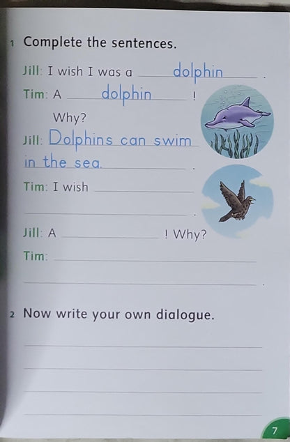Wonderful Wild Animals: Dolphin Readers 3 Level Three By Fiona Kenshole