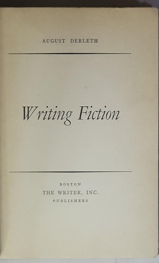 Writing Fiction