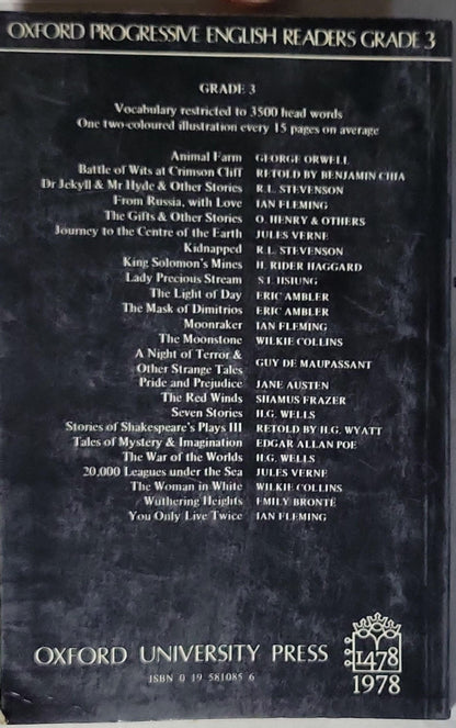 You Only Live Twice: Oxford Progressive English Readers Grade 3 By Ian Fleming