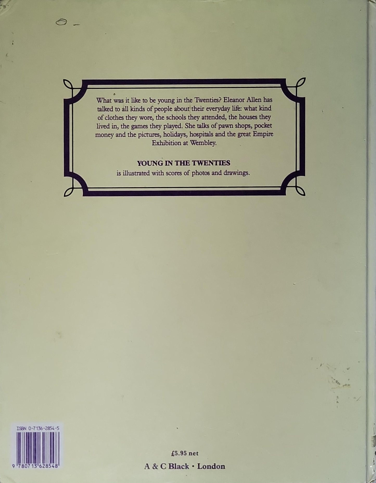 Young in the Twenties By Eleanor Allen
